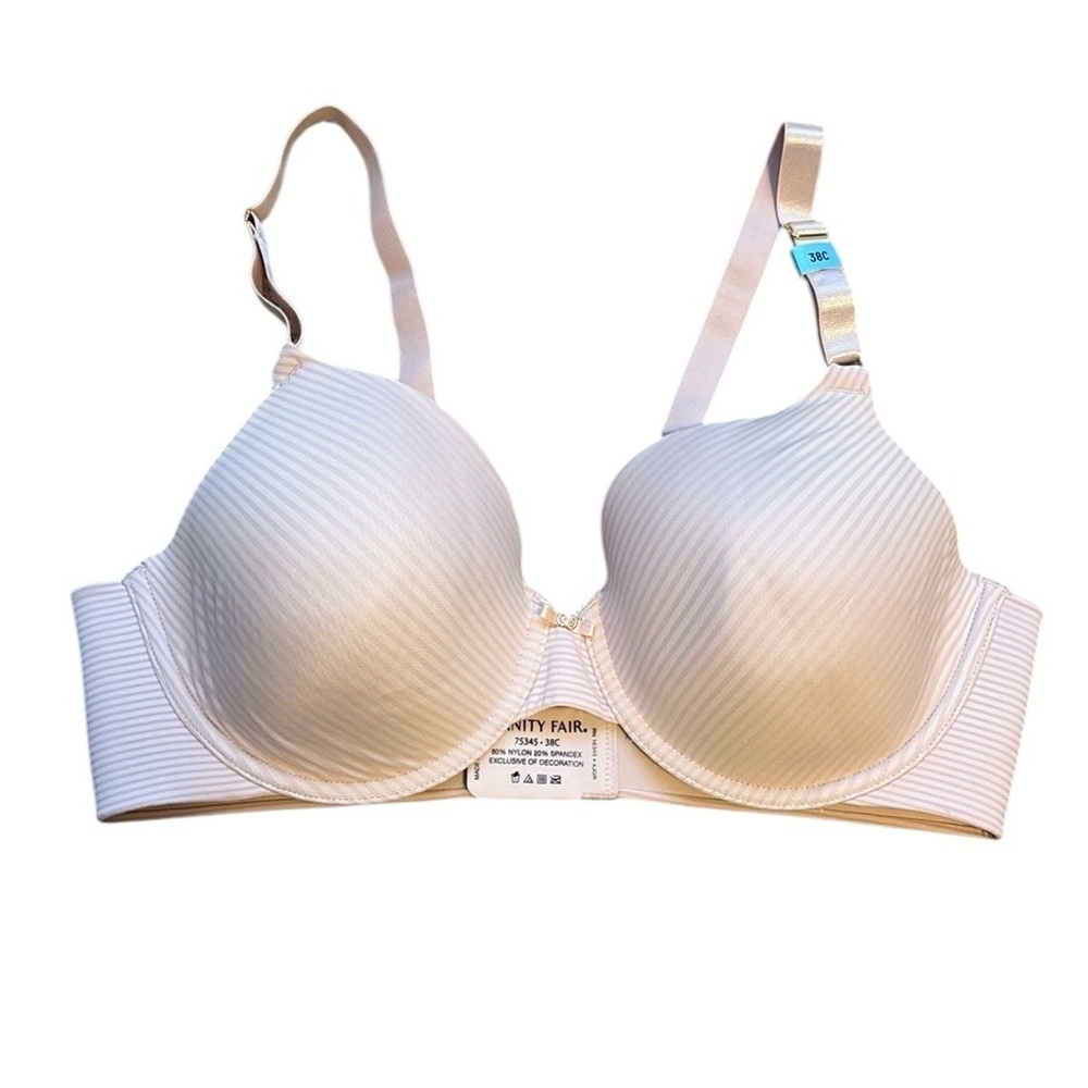 Vanity Fair Women's Underwire Bra Blush Stripe 38C